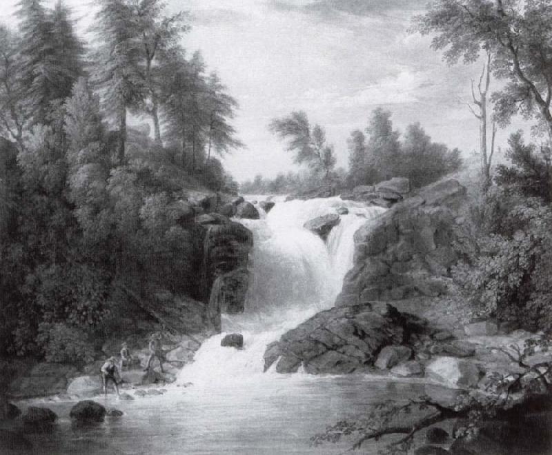 Asher Brown Durand Boonton Falls,New Jersey Sweden oil painting art